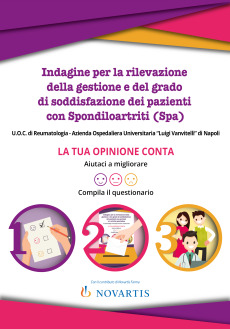 Indagine per la rilevazione della gestione e del grado di soddisfazione dei pazienti con Spondiloartriti (Spa)